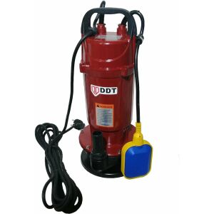 Pompa submersibilă DDT QDX35 850W cu flotor, roșu și negru - DDT