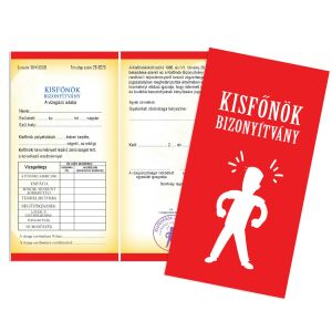 Vicces bizonyítvány kisfőnöknek, ajándék ötlet - Vicces ajándék