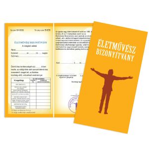 Vicces Életművész bizonyítvány, ajándék ötlet - Vicces ajándék