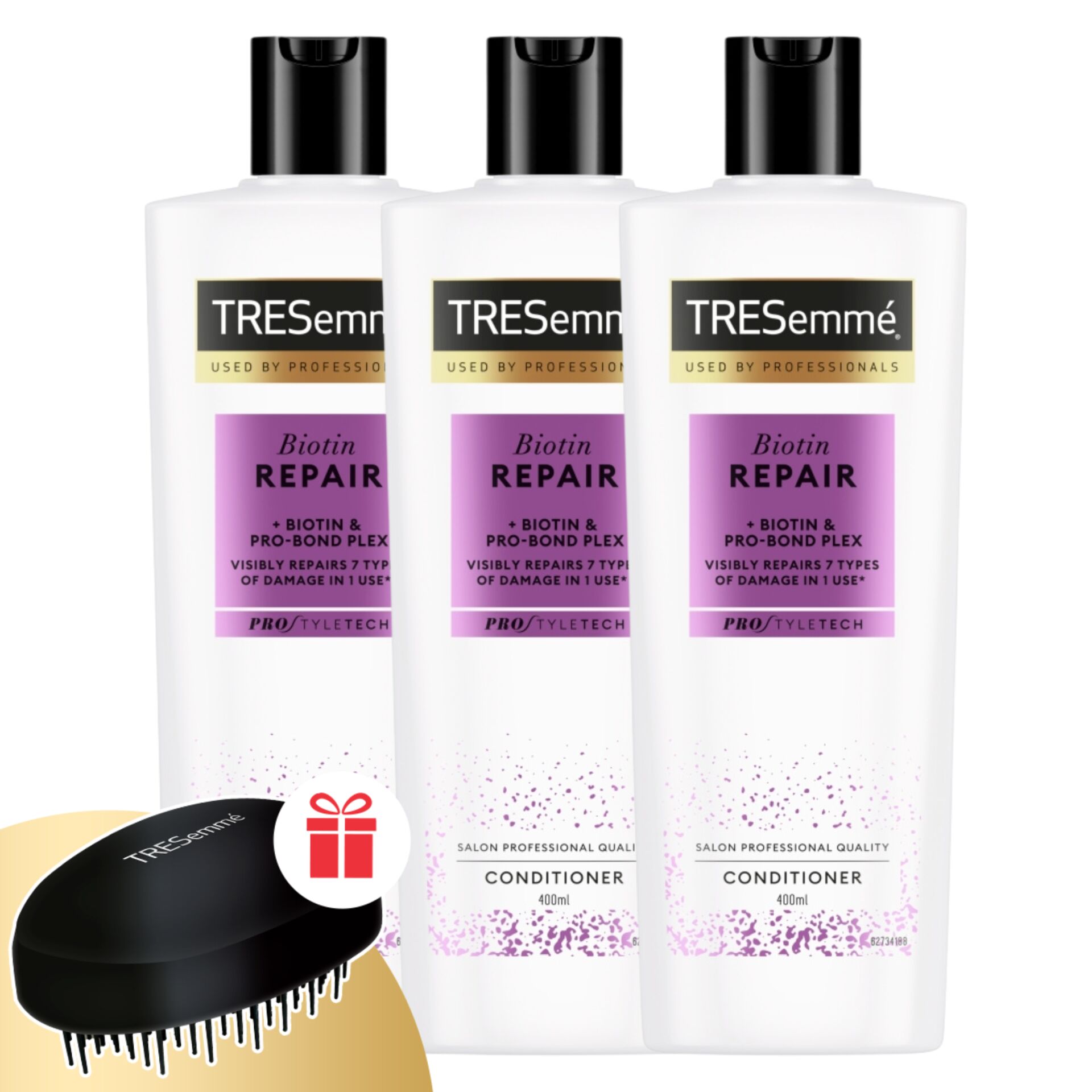 E-shop TRESemmé Biotin + Repair 7 kondicionér na poškodené vlasy 3x400ml...
