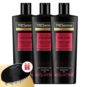 TRESemmé Color Revitalize Shampoo for colored hair 3x400ml + Gift comb 122990248