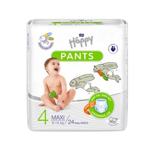 Bella Happy Pants Pelenkanadrág egyszer használatos 4 Maxi (8-14 kg) 24 db 122431874 - Pelenkázás