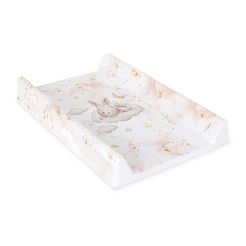 CEBA BABY Diaper changing mat with 2-edge rigid sheet (50x70) Ultra Light Sleepy Bunny