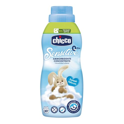 Chicco Sensitive koncentrált öblítő, Édes Púder illat, 750 ml-es flakon 