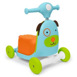 Skip Hop Zoo 3-in-1 Ride-On Toy Dog, walker, scooter - Baby Walker