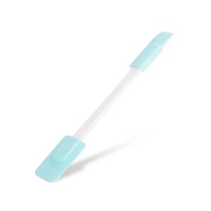 Spatulă din silicon cu două fețe - 24,5x4,5 cm - Albastru deschis 122439069