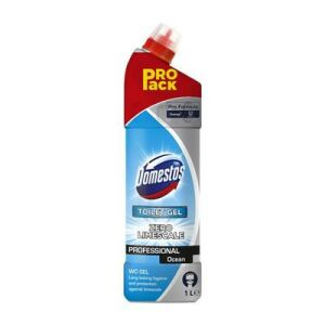 Domestos Toilet Gel Zero limescale wc tisztító gél 1L (12db/karton) 122446375 - Tisztítószer