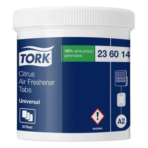 Tork illatosító gumilap Universal A2, 20db/doboz, 4doboz/karton citrus 122446440