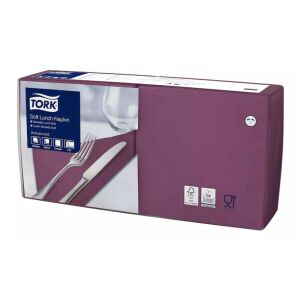 Tork szalvéta Soft Lunch Advanced 33/3 BÍBOR, 150 lap/csg, 10csg/karton - KÉSZLETKISÖPRÉS AKCIÓ 122446507 - Tork