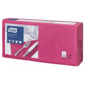 Tork szalvéta Soft Lunch Advanced 33/3 RÓZSASZÍN, 150 lap/csg, 10csg/karton - KÉSZLETKISÖPRÉS AKCIÓ 138504419 - Tork
