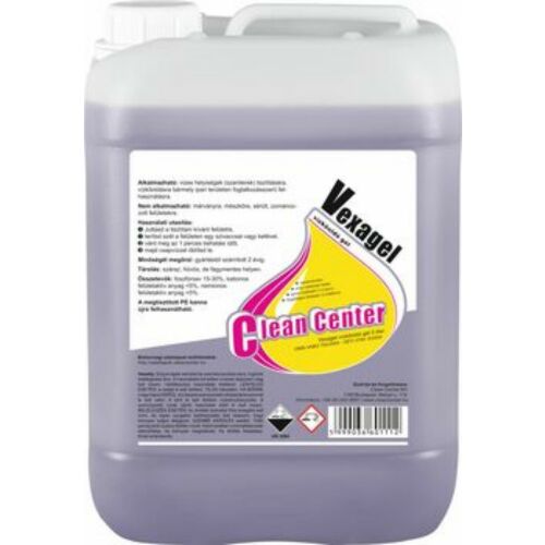 Clean Center Vexagel vízkőoldó gél 5L