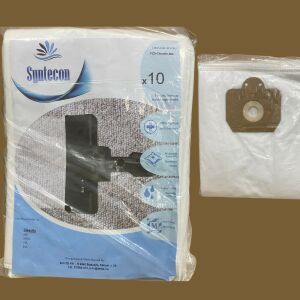 10 db-os Syntecon porszívózsák csomag Cleanfix S10, S12, S20, SW20 porszívókhoz - Háztartási kisgép kiegészítő