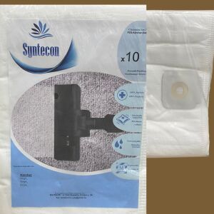 10 db-os Syntecon porszívó porzsák Karcher T12/1, T15/1, T17/1 porszívókhoz - Háztartási kisgép kiegészítő