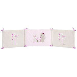 Nattou fejvédõ plüss 40x180cm Nina, Jade and Lili 122447296 - Ágynemű - baba