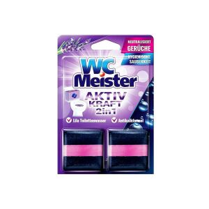 WC MEISTER WC TARTÁLYTABLETTA TWINPACK - LAVENDER 100G (2DB/CSOMAG) 122452062 - WC illatosító