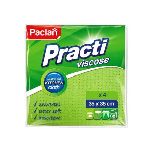 Paclan Practi Viszkóz Törlőkendő - 4 db - 35x35 cm 122452110