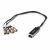PD Connex CX190 (RJ45 &#8211; 4 db XLR 3Pin papa) DMX Kábel elosztó (0,7M) 122452960
