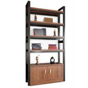 BIBLIOTECĂ INDUSTRIALĂ ÎN PICIOARE CU RAMĂ METALICĂ ÎNALTĂ DE 190 CM 122454114 - Depozitare pantofi, Fotolii suspendate, Fotolii, Scaune suspendate și Biblioteci și rafturi