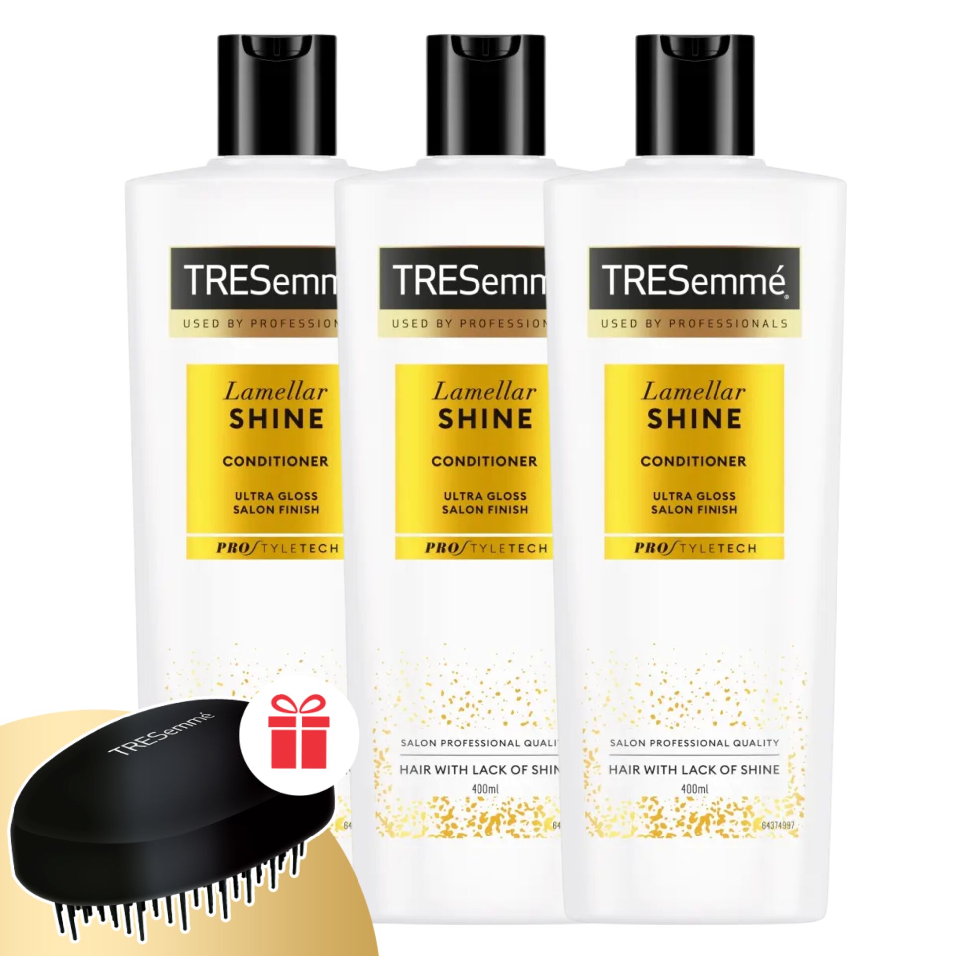 E-shop TRESemmé Lamellar Shine Conditioner pre lesklé vlasy 3x400ml + da...