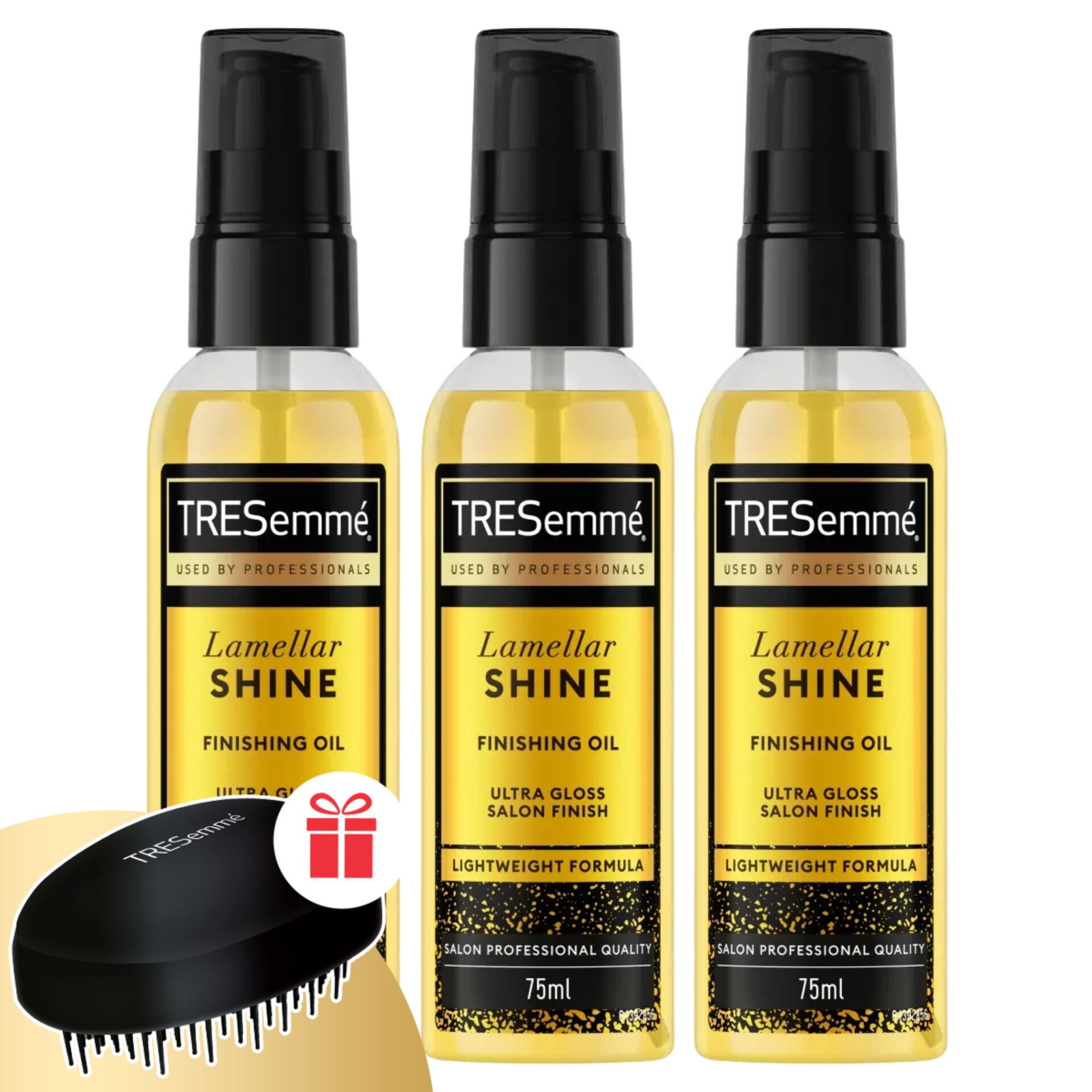 TRESemmé Lamellar Shine Hajvégápoló olaj a fényes hajért 3x75ml +...