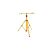 Stativ reglabil cu trei picioare pentru reflectoare și lămpi de lucru, 55-155cm, galben