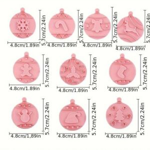 10 darabos Karácsonyi Süteményszaggató Készlet