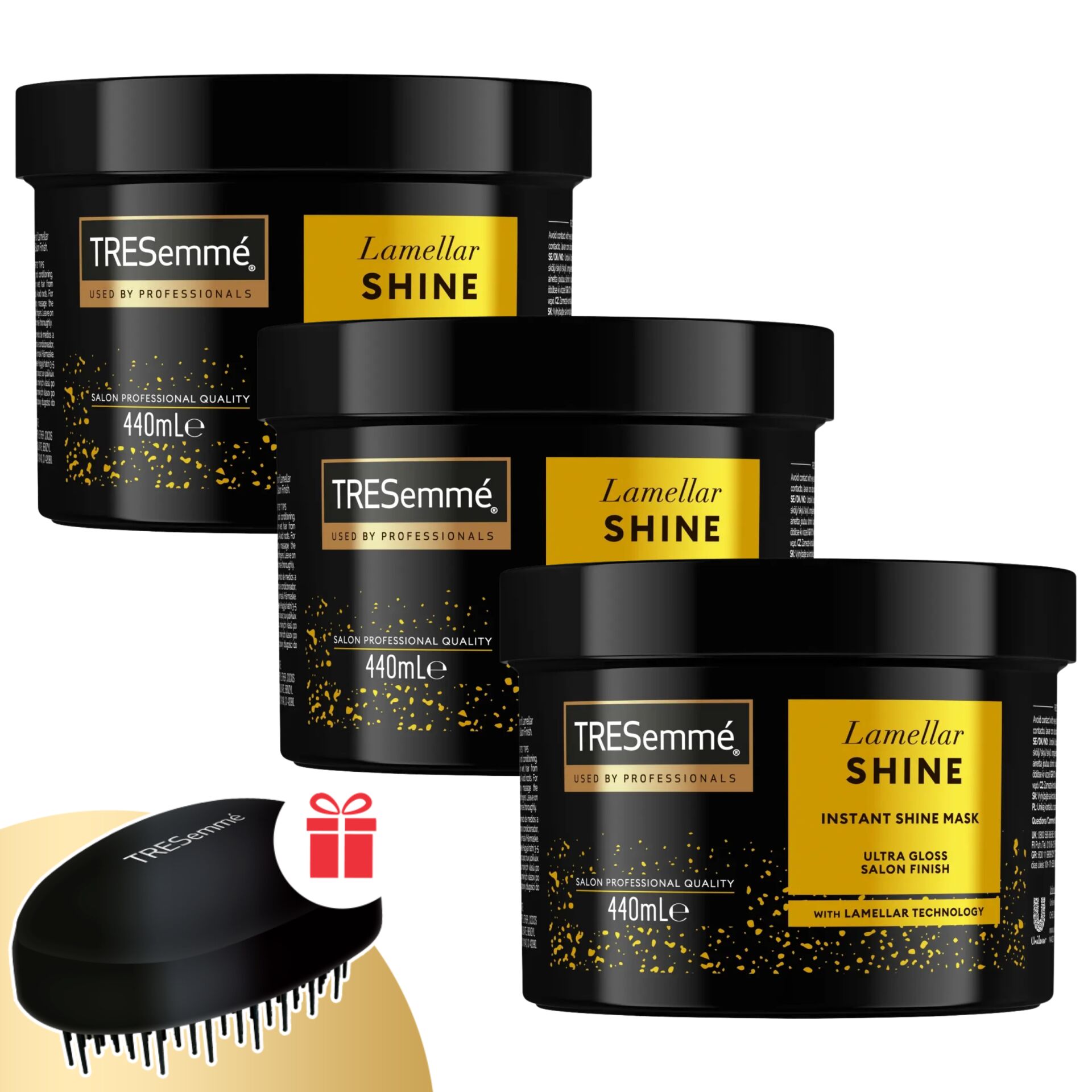 E-shop TRESemmé Lamellar Shine Conditioner pre lesklé vlasy 3x440ml + da...