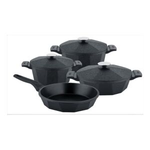 OMS-Dodeca Topfset 7-teilig, Gusseisen, schwarz 122470915