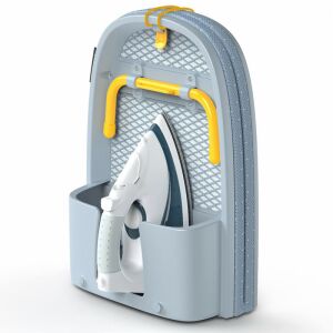 Joseph Joseph összecsukható vasalódeszka 50009, vasalóállvány, falra szerelhető, szürke/sárga 122472058 - Vasalódeszka és Vasalódeszka huzat