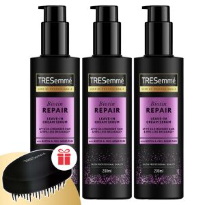 TRESemmé Biotin Repair Leave-In Hair Mask 3x200ml with Free Comb - TRESemmé
