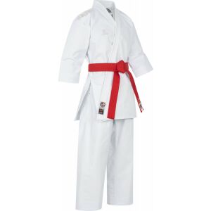 Karate Gi "Migoto" - Biela, biela výšivka, veľkosť 175 cm 122472693 - Šport a voľný čas