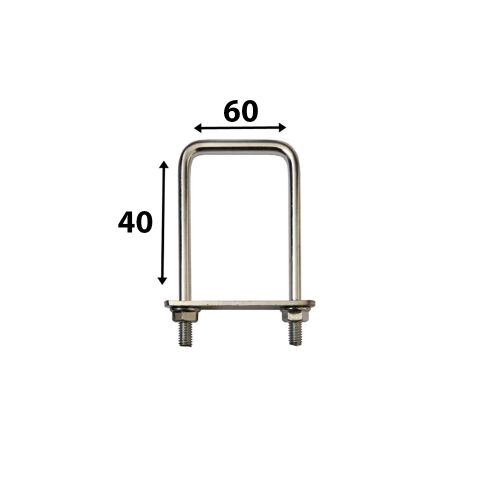 Zelená svorka na plotový panel s doskou a maticami na stĺpik 40x60 mm 122473286