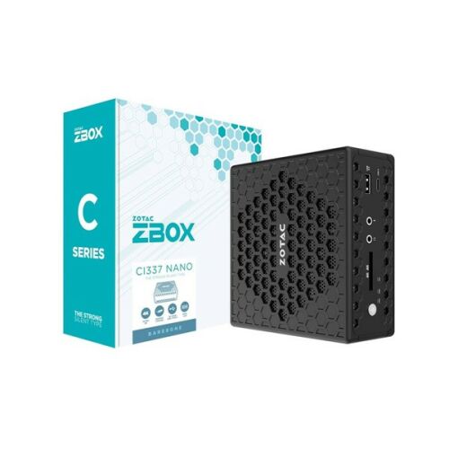 ZOTAC ZBOX Intel N-Serie N100 3.4GHz HDMI Displayport 2xLAN WIFI BT M.2 + 2.5 HDD Slot 4xUSB Passiv Barebone PC 122565352