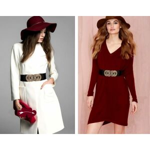 Széles elasztikus női öv, fekete, hossza 66-95 cm, szintetikus anyag 122474362 - Női öv