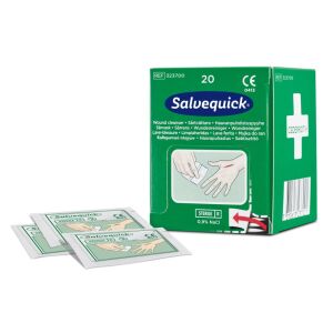 Cederroth Salvequick sebtisztító kendő elsősegély állomás utántöltő, 20 db 122474568 - Домашни грижи