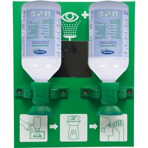 Actiomedic EYE CARE Double I nástenná stanica na výplach očí s 2 x 500 ml 0,9 % roztoku chloridu sodného 122474591 - Prvá pomoc