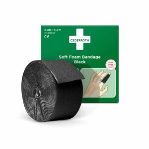 Cederroth téphető/vágható ragtapasz, 6 cm x 4.5 m, fekete 122474607 - Красота и здраве