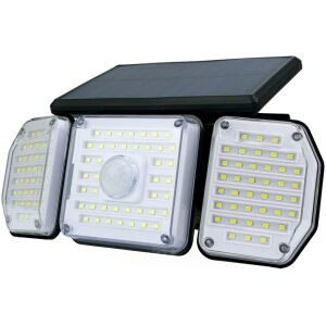 Entac Napelemes Műanyag Fali lámpa 2W SMD 3 fej mozgásérzékelővel 122474636