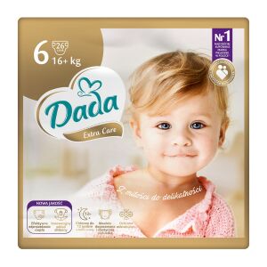 Dada Extra Care pelenkák 6-os méretben, 16+ kg-os babáknak, 26 pelenka a csomagban - Pelenka