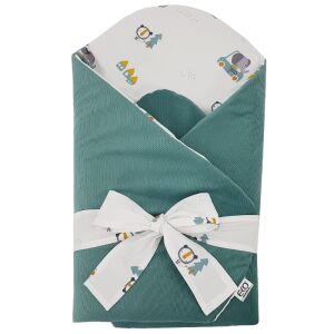 EKO Cotton duvet cover with velvet and coconut interior with bow Cars 75x75cm 122481577 - Eko