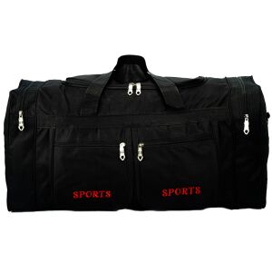 Multifunkčná čierna športová taška Dollcini s viacerými vreckami - Cestovné tašky
