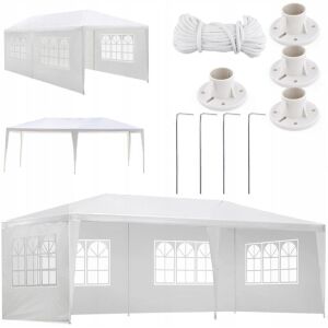 Italform XL Garden Gazebo with 4 sides 3x6m #white 133583424