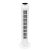 Home TWFR78 Column fan, 3 speeds, remote control, off timer, oscillation 45W, White 122485147