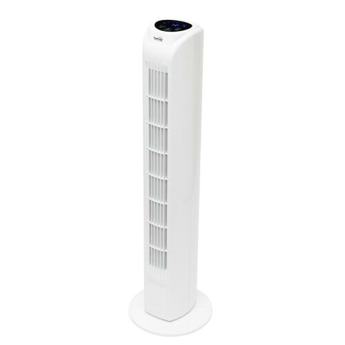 Stĺpový ventilátor Home TWFR78, biely, 45W, 3 rýchlosti, oscilačný