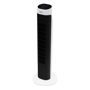 Home TWFR100B Column fan, 3 speeds, remote control, off timer, oscillation 45W, Black 122485148