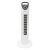 Front view of Home TWF822 tower fan, white