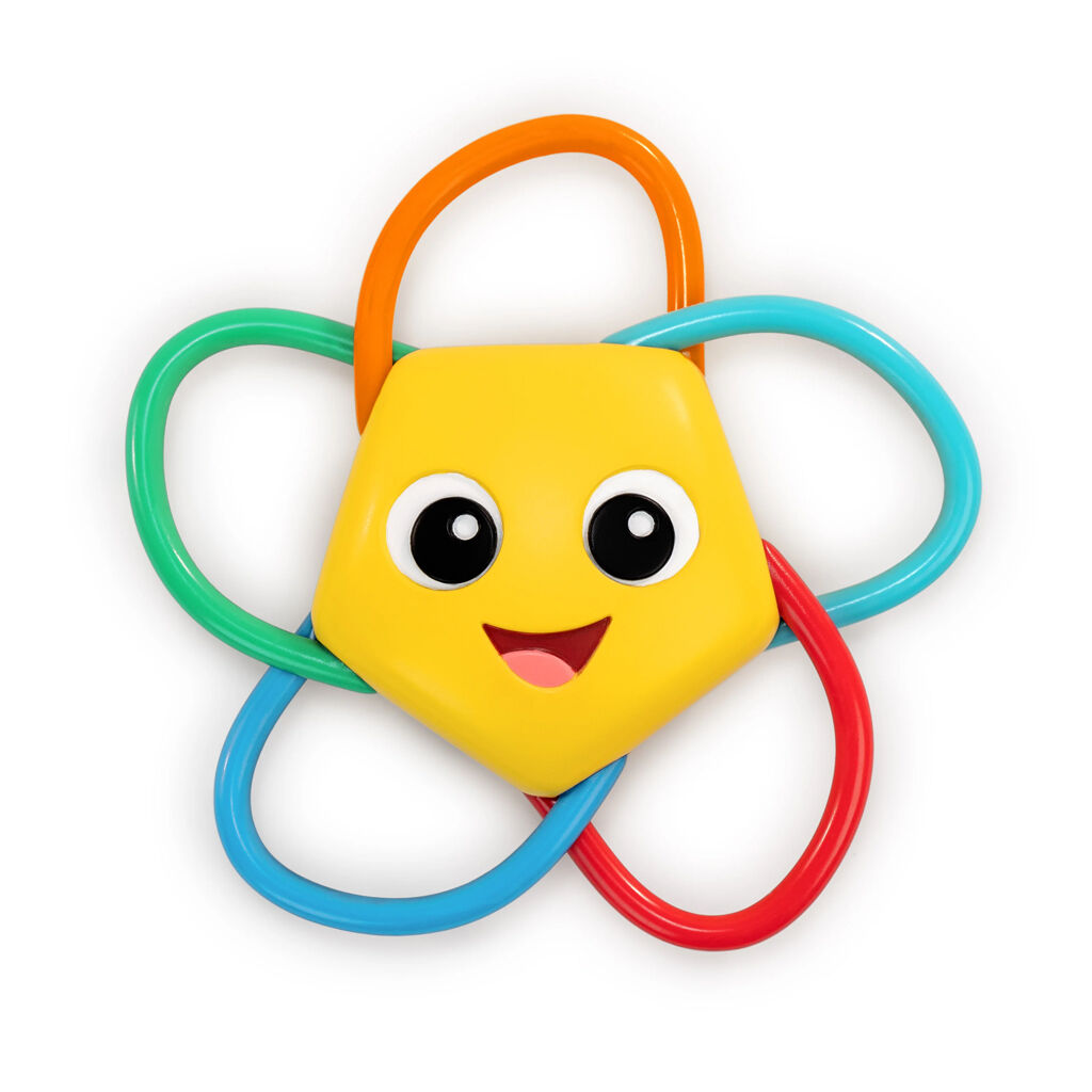 BABY EINSTEIN Rágóka csörgővel Soothing Star BPA mentes 0hó+