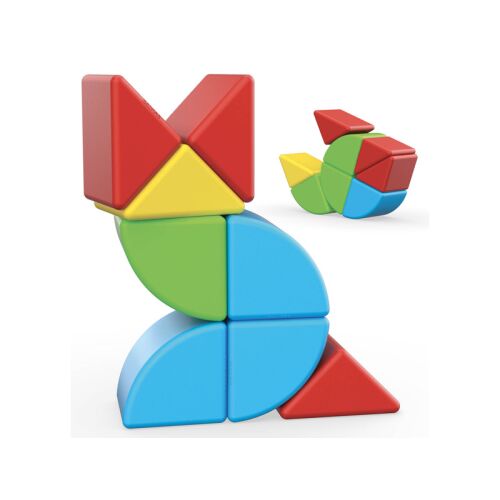 Geomag Magicube Blocks Recycled Crystal 24 ks - Figúrka sovy