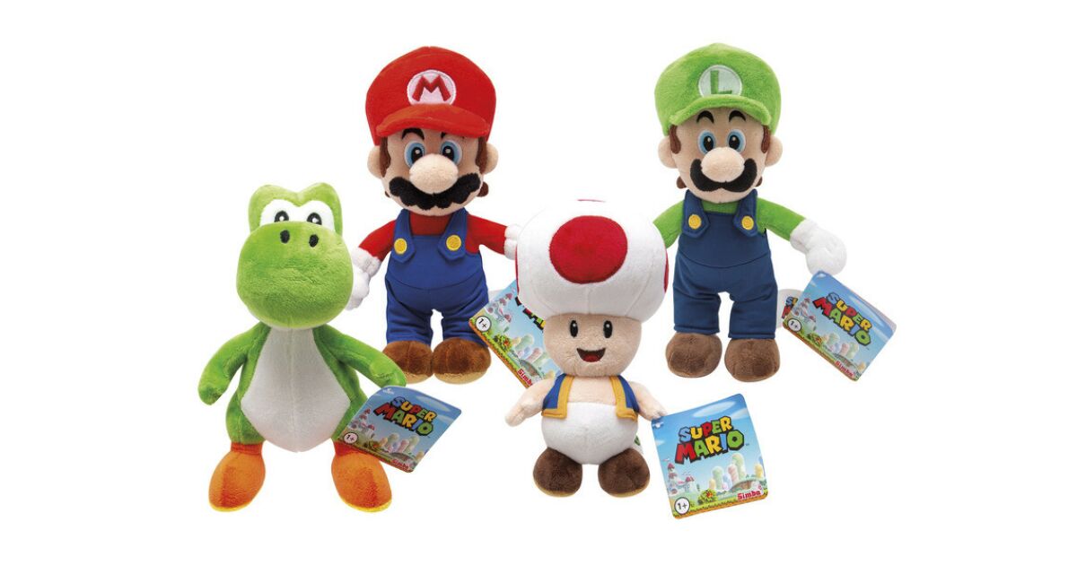 Simba Super Mario Set Di Secchi Per Sabbia 5 Pezzi – Pala, Rastrello E Innaffiatoio Per Bambini 10+ Mesi
