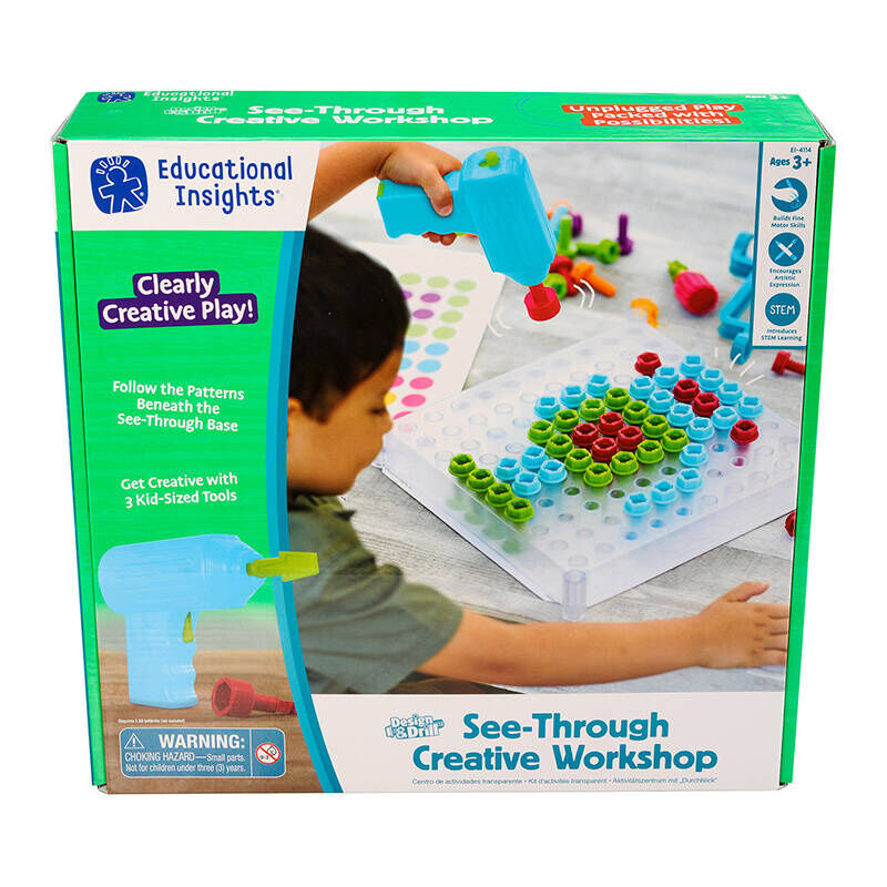 Learning Resources fúró és csavarhúzó játék építő készlettel EI-4...